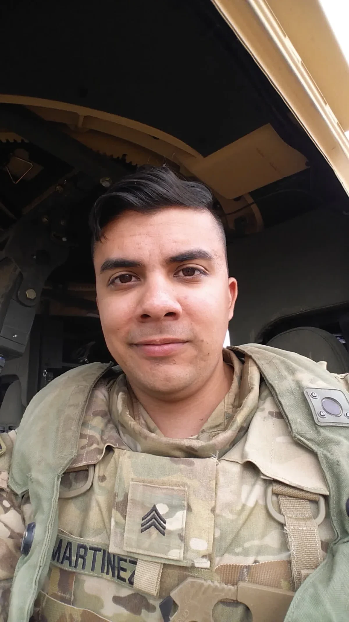Adrian Martinez in service uniform